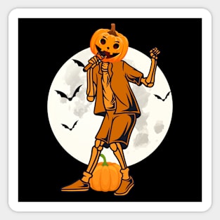 Halloween Costume For Singer Costume Gift For Pumpkin Halloween Lover Halloween Eve Celebration Sticker